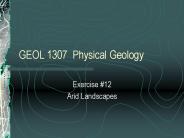 GEOL 1307 Physical Geology