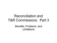 Reconciliation and T