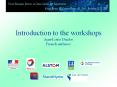 Introduction to the workshops Jean-Louis Duclos French embassy PowerPoint PPT Presentation