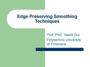 Edge Preserving Smoothing Techniques
