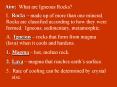 Aim: What are Igneous Rocks PowerPoint PPT Presentation