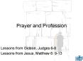 Prayer and Profession PowerPoint PPT Presentation