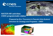WATERHM activities: CNES programmatic status