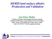 MERIS land surface albedo: Production and Validation