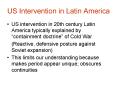 US Intervention in Latin America PowerPoint PPT Presentation