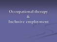 Occupational therapy PowerPoint PPT Presentation