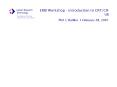 ERBI Workshop introduction to CRTCRUK PowerPoint PPT Presentation