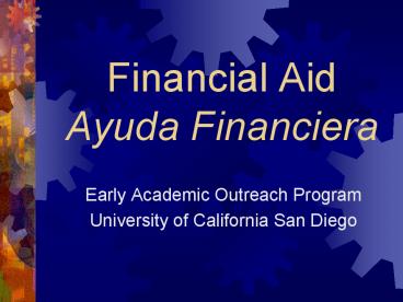 Financial Aid Ayuda Financiera