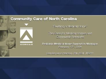 Building a Medical Home