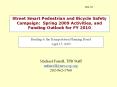Street Smart Pedestrian and Bicycle Safety Campaign: Spring 2009 Activities, and Funding Outlook for FY 2010 PowerPoint PPT Presentation