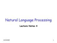 Natural Language Processing