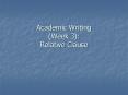 Academic Writing Week 3: Relative Clause PowerPoint PPT Presentation