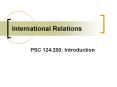 PSC 124.200: Introduction PowerPoint PPT Presentation