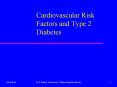 Cardiovascular Risk Factors and Type 2 Diabetes PowerPoint PPT Presentation