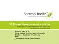 HIT, Disease Management and Incentives PowerPoint PPT Presentation