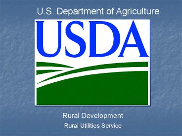 U.S. Department of Agriculture