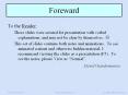 Foreward PowerPoint PPT Presentation