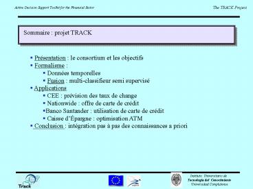 Kickoff TRACK. Plantilla
