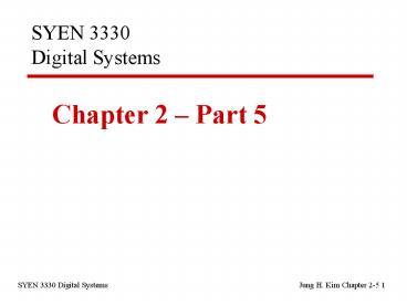 Jung H. Kim Chapter 25 1