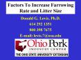 Factors To Increase Farrowing Rate and Litter Size PowerPoint PPT Presentation