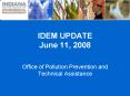 IDEM UPDATE June 11, 2008 PowerPoint PPT Presentation