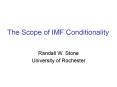 The Scope of IMF Conditionality PowerPoint PPT Presentation