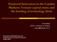 Financial Innovation in the London Markets: Venture capital trusts and the funding of technology fir PowerPoint PPT Presentation