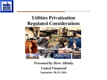 Presented by Steve Allenby