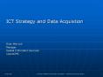 ICT Strategy and Data Acquistion PowerPoint PPT Presentation