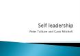 Self leadership PowerPoint PPT Presentation