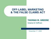 OFFLABEL MARKETING