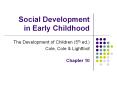 Social Development in Early Childhood PowerPoint PPT Presentation