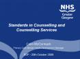 Standards in Counselling and Counselling Services PowerPoint PPT Presentation