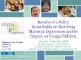 Results of a Policy Roundtable on Reducing Maternal Depression and its Impact on Young Children PowerPoint PPT Presentation