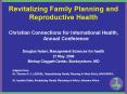 Revitalizing Family Planning and Reproductive Health PowerPoint PPT Presentation