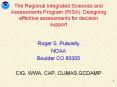 The Regional Integrated Sciences and Assessments Program RISA: Designing effective assessments for d PowerPoint PPT Presentation