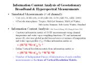 Information Content Analysis of Geostationary Broadband