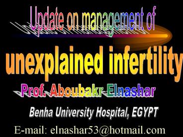 unexplained infertility