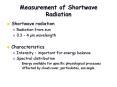 Measurement of Shortwave Radiation PowerPoint PPT Presentation