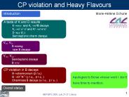 CP violation and Heavy Flavours