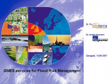 GMES services for Flood Risk Management