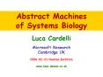 Luca Cardelli Microsoft Research Cambridge UK 20060221 Newton Institute www.luca.demon.co.uk PowerPoint PPT Presentation