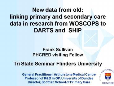 Scottish School of Primary Care