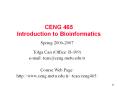 CENG 465 Introduction to Bioinformatics PowerPoint PPT Presentation
