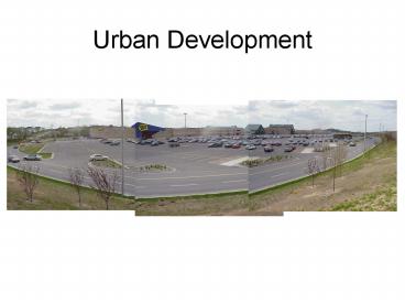 Urban Development