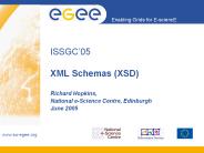 ISSGC05 XML Schemas XSD