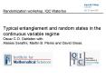 Randomization workshop, IQC Waterloo Typical entanglement and random states in the continuous variab PowerPoint PPT Presentation
