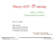 Theory of D0 D0 mixing