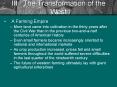III.The Transformation of the West PowerPoint PPT Presentation
