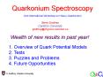 Quarkonium Spectroscopy PowerPoint PPT Presentation
